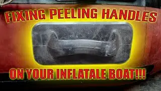 How To Fix  a Peeling Handle On Your Inflatable Boat - Achilles Inflatable Boat Repair