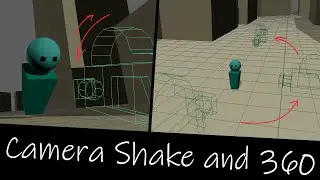 How to create an effective camera shake and a camera 360 movement