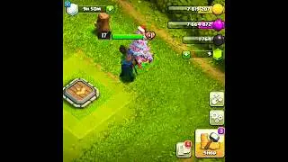 Raising the Royal Champion to level 17 in 1 minute (clash of clans). #clashofclans #shorts