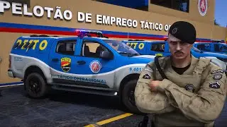 INDIVÍDUO CONFRONTA EQUIPE do PETO em ABORDAGEM PMBA | GTA 5 POLICIAL