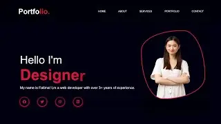 Responsive Portfolio Website Using HTML CSS JavaScript