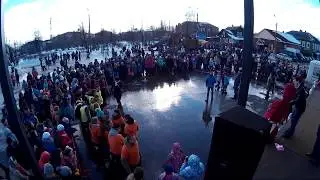 Масленица 2016. Весёлые старты (ходули, канат)