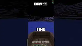 100 Days - [Minecraft Shorts] - Day 95 #minecraft #100days