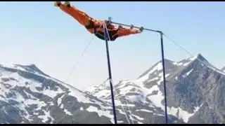Спортсмен Экстремал сорвался с турника в бездну