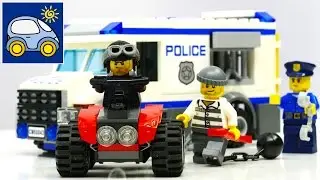 Eli and papa playing policemen with Lego City Police 60043