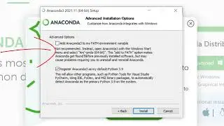 Python Installation with Anaconda