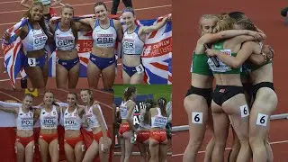 4x400m Woman,  Final, European U20 Championships, Borås SWE, 2019