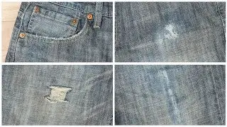How to Distress Denim Jeans