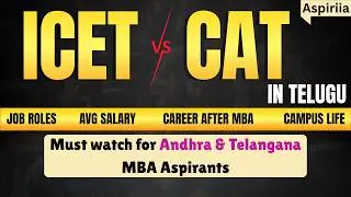 ICET Vs CAT Exam | Complete Analysis in Telugu | Must watch for MBA Aspirants in Telugu States