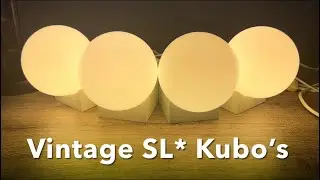 4 ‘Vintage’ Philips SL* Kubo’s (9w)