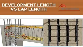 What is difference between development length and lap length