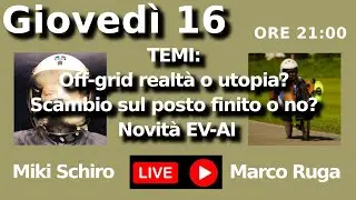Diretta LIVE Fotovoltaico & CO con Marco Ruga e Miki Schiro