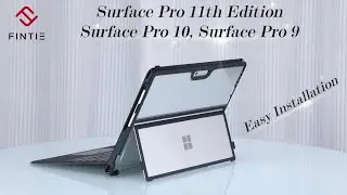 Fintie Surface Pro 11/Surace Pro 10/Surface Pro 9 Folio Rugged Case | Kickstand Protection