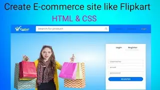 How To Make Login & Registration Page On E-Commerce Website | E-commerce Web Design In HTML CSS