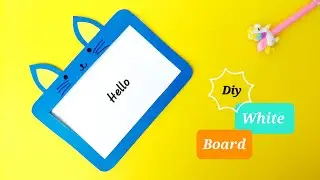 How To Make Whiteboard / Diy homemade/ Back To School / Stationary Item, School supplies #craft