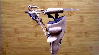 How to make stap battle droid from plasticine