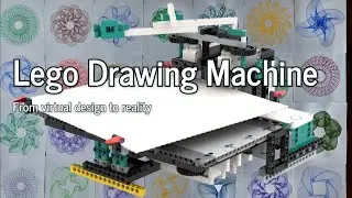 LEGO meets PYTHON - this LEGO DRAWING MACHINE can draw AMAZING PATTERNS (building process included)