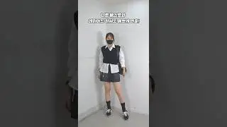 랩스타일 코튼 레이어드 셔츠 카라 남방