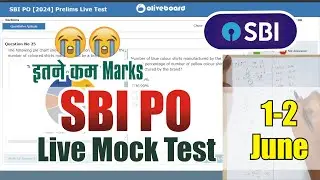 🎯Oliveboard SBI PO Live Mock Test | 1-2 June | How to Attempt Mock | Just Do It | 