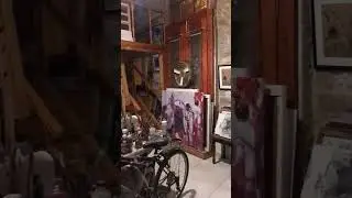Bedri Karayağmurlar Atölyesi, Ayvalık. #hülyaküpçüoğlu #bedrikarayağmurlar #atölye #studio #ayvalık