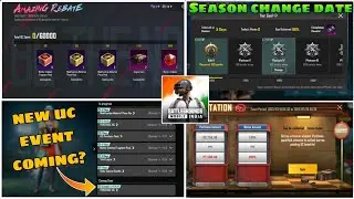 UC Purchase Event Coming ? 🤔 Uc Station ? Bgmi New Season Timing | Uc Spending Event Bgmi | 2.8