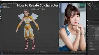 How to create 3d charecter useing image | 