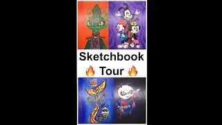 Sketchbook Tour! 🤯 #fypシ #art