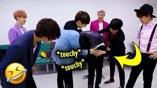 BTS hitting each other 😂
