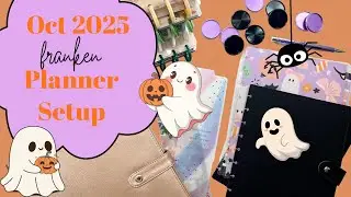 OCTOBER 2025 PLANNER SETUP | THE HAPPY PLANNER - PLANNER MOVE IN - FRANKEN PLANNER FRANKENPLANNER