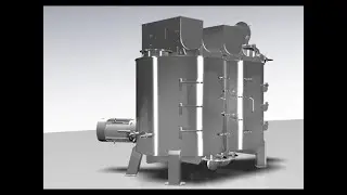 amixon® Pulvermischer: Doppelwellenmischer HM für die aufbereitende Industrie