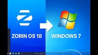 Zorin OS 18 to Windows 7 theme (easy no coding)