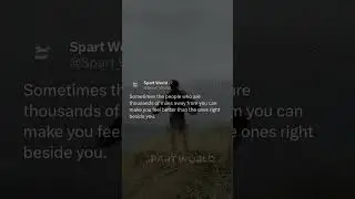 Sometimes, people far away give us more comfort than people nearby | Sad Quotes 