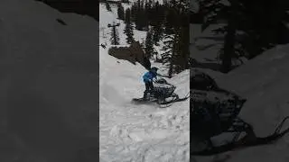 Taylor Lindy reminding us how fun snowmobiles are 😁 #shorts #snowmobile #snowmachine #polaris