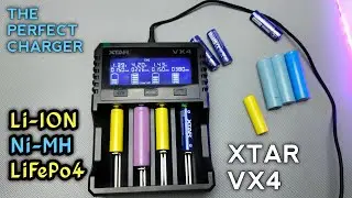 XTAR VX4 li-ion, Ni-MH and LiFePo4 Charger | Review