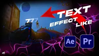 (EASY) Text Effect Like 777 In Premiere pro & After Effects