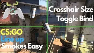 CS:GO | Crosshair Size Toggle Bind | Line Up Smokes Easy