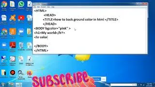 background colour