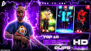 🔺Free Fire Top 10 Xml + Cc + Clips 🔸ff Clips For Editing🔸ff Emote Clips 🔸ff clip🔻