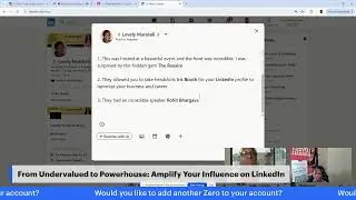 Lovely Marshall answers How to LinkedIn for career growth or small business networking?