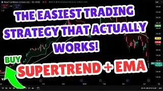 Ride Trends Like a Pro Using Supertrend + EMA (Even If You’re a Beginner!)