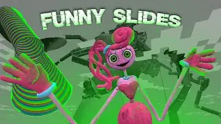 Fnaf SB, Huggy wuggy and Mommy long legs funny falls in Garry's mod game!