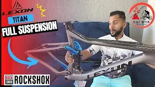 Quadro Lexon Full Suspension com Rockshox Monarch - 