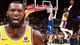 Play Now Online LeBron James is UNSTOPPABLE on NBA 2K24!