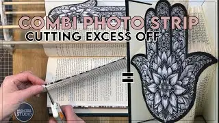 Combi Photo Strip // Cutting Excess off // Fore Edge Book Art