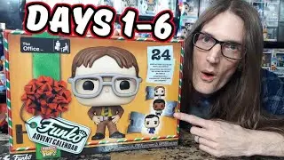 Opening Days 1-6 Of The Office Funko Pop Advent Calender 2021