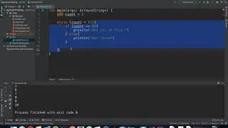 Kotlin Tutorial: While Loop