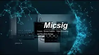 ⑤Micsig Oscilloscope STO Series Cursor，Screen Capture，Video Recording and Waveform Storage