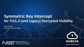 NIST Workshop: Symmetric Key Intercept for TLS1.3 (and Legacy) Decrypted Visibility