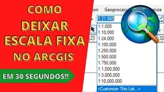 COMO DEIXAR ESCALA FIXA NO ARCGIS  - TUTORIAL  ARCGIS RÁPIDO