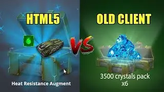Opening 20 Containers In HTML5 VS Old Client - Insane Bad Luck - Tanki Online